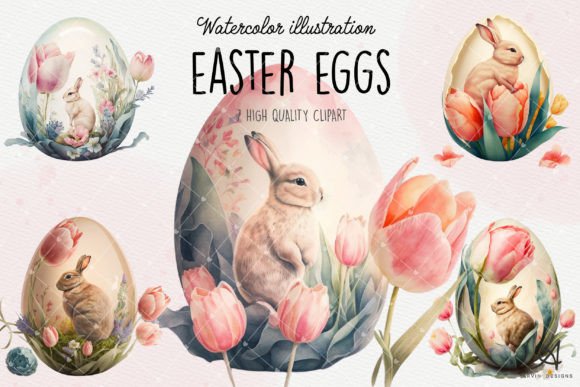 Bringing Spring to Life with Watercolor Easter Egg Sublimation Design