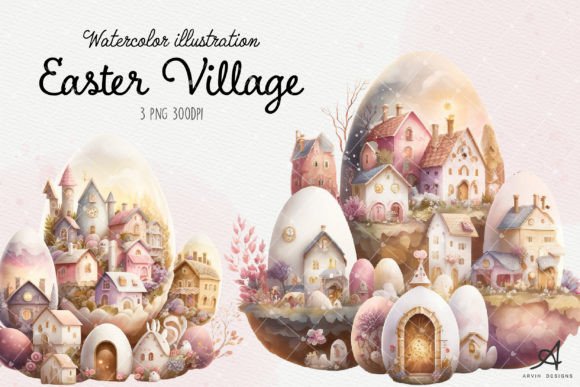 Integrating Easter Village Sublimation 300DPI Assets into Professional Creative Workflows