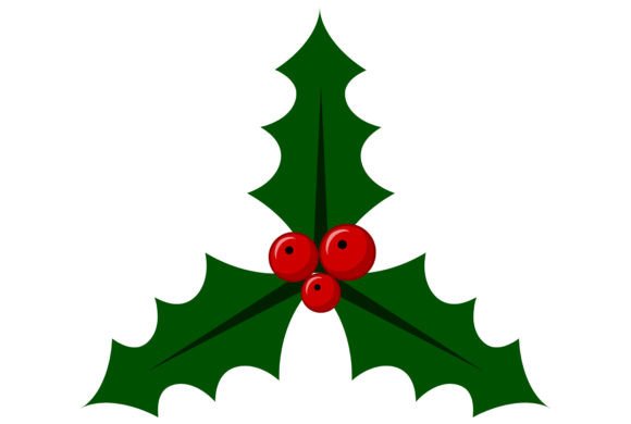 Strategic Visual Planning with Xmas Holly for Holiday Branding
