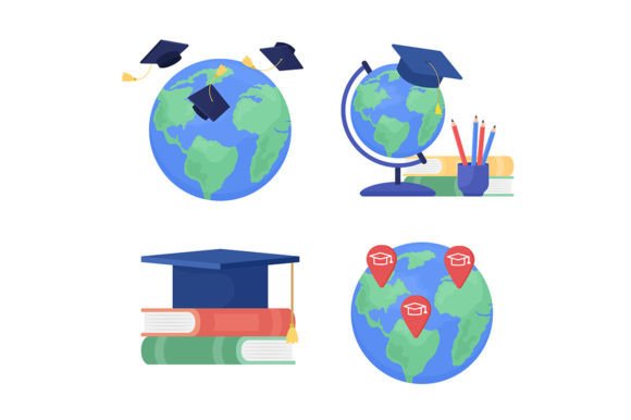 Study Abroad Destinations Objects for Design