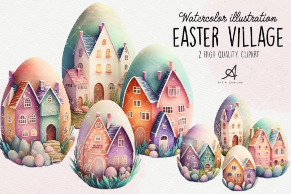 Unlocking Creative Potential with Easter Village Sublimation Designs
