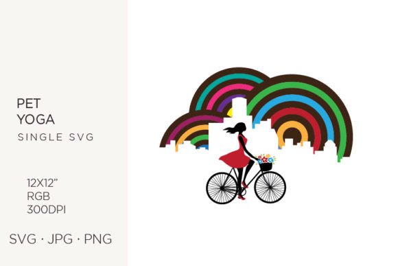 Unlocking Creative Potential with Woman Riding Bike SVG Artwork