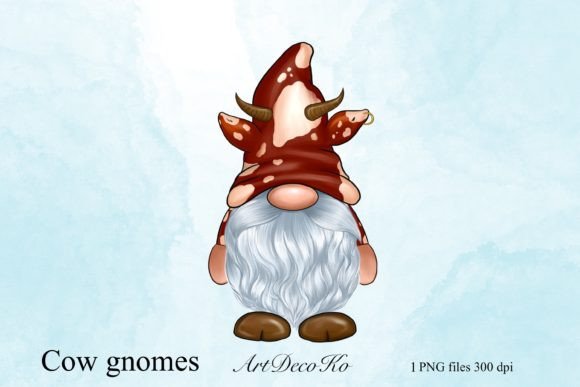 Unlocking Creativity with High-Resolution Cow Gnomes Clipart for Modern DIY Projects